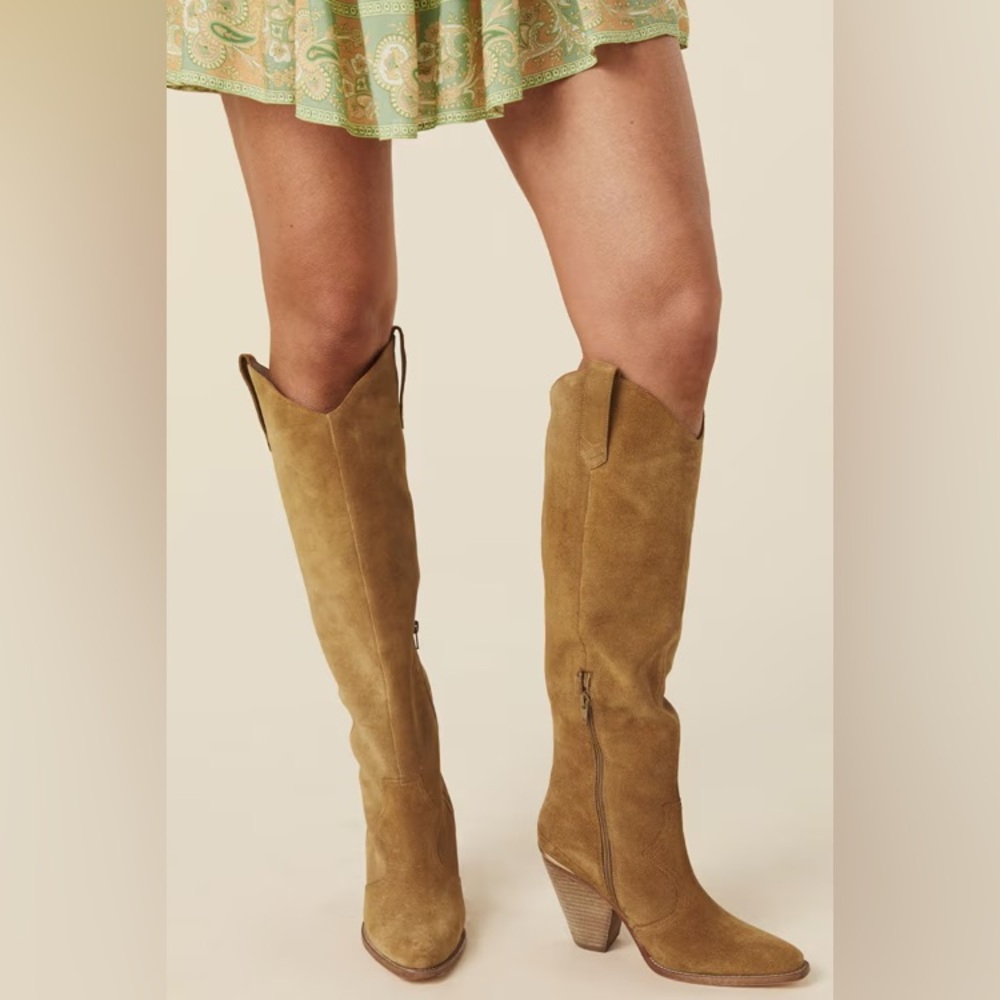 SPELL MONTANA KNEE HIGH SUEDE BOOTS
